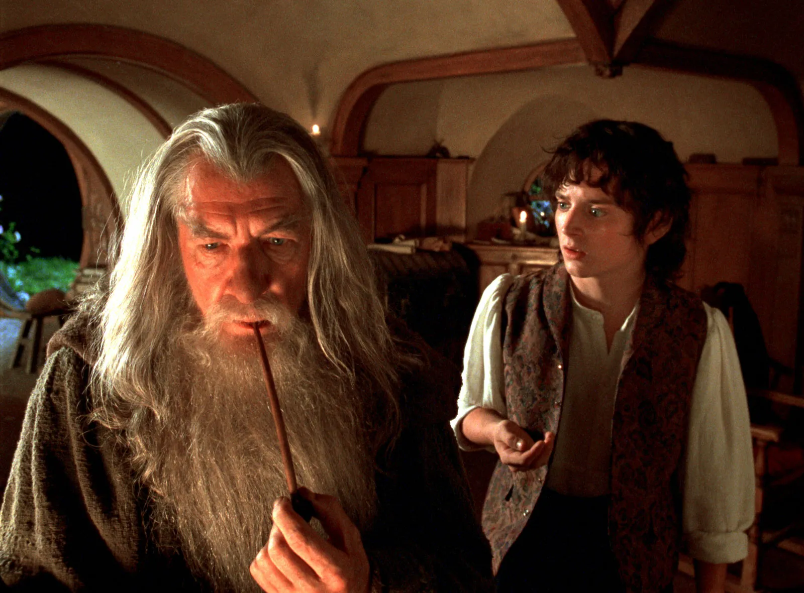 Ian Mc Kellen Gandalf Elijah Wood Frodo The